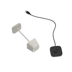 Akku LED Leuchte -KODU- Farbe Silk Gray
