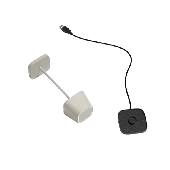 Akku LED Leuchte -KODU- Farbe Silk Gray