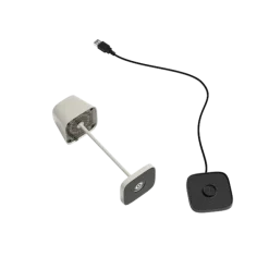 Akku LED Leuchte -KODU- Farbe Silk Gray