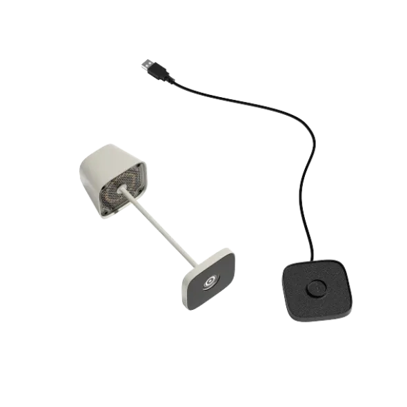 Akku LED Leuchte -KODU- Farbe Silk Gray