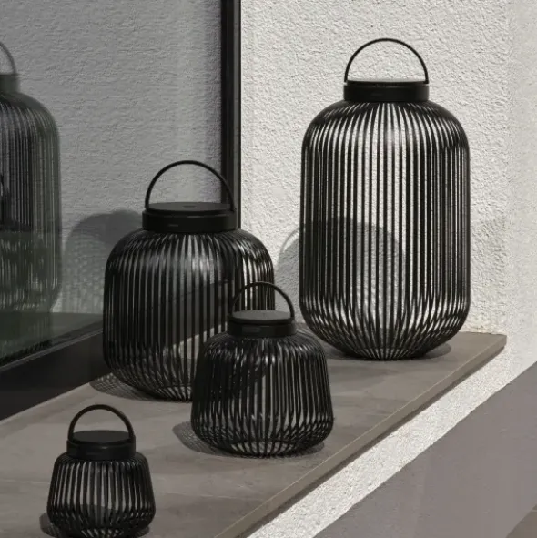 Akku LED Leuchte -LITO- Farbe Black - Größe M