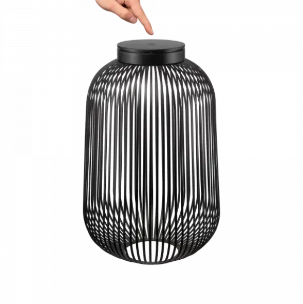 Akku LED Leuchte -LITO- Farbe Black - Größe L