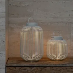 Akku LED Leuchte -LITO- Farbe Granite Gray - Größe L