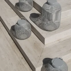Akku LED Leuchte -LITO- Farbe Granite Gray - Größe L