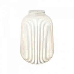 Akku LED Leuchte -LITO- Farbe Silk Gray - Größe L