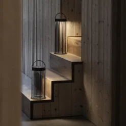 Akku LED-Leuchte -MITURO- Farbe Gunmetal - Größe S