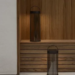 Akku LED-Leuchte -MITURO- Farbe Gunmetal - Größe S