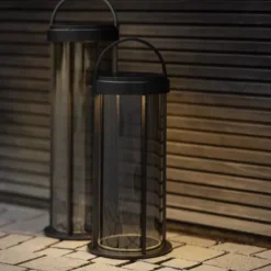 Akku LED-Leuchte -MITURO- Farbe Gunmetal - Größe S