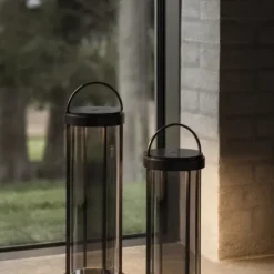 Akku LED-Leuchte -MITURO- Farbe Gunmetal - Größe S