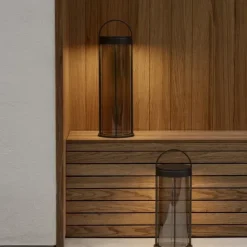 Akku LED-Leuchte -MITURO- Farbe Gunmetal - Größe M