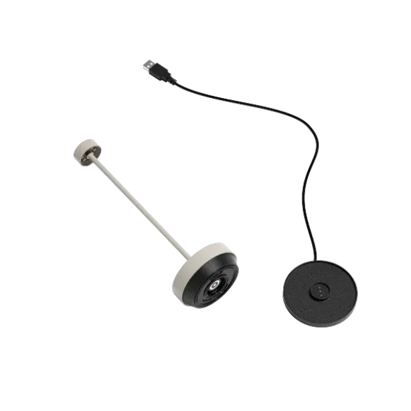 Akku LED Leuchte -TURAS- Farbe Silk Gray