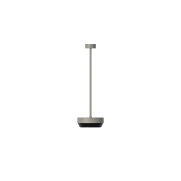 Akku LED Leuchte -TURAS- Farbe Silk Gray