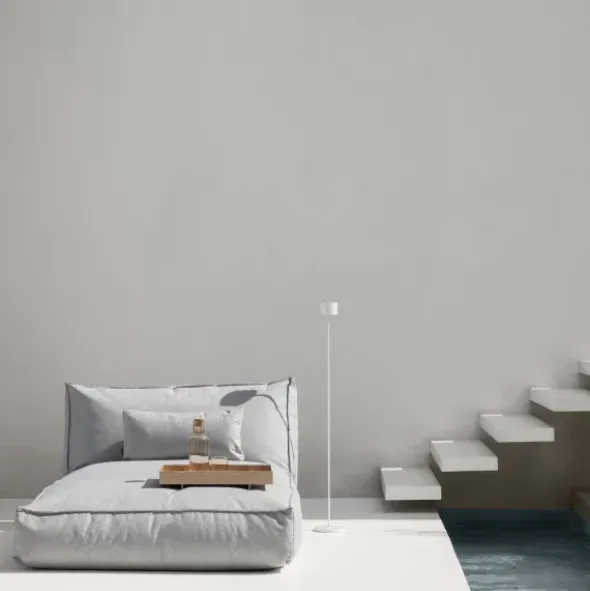 Akku LED-Stehleuchte -FAROL FLOOR- Farbe White