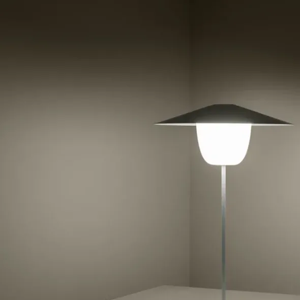 Akku LED-Tischleuchte -ANI LAMP- Farbe Warm Gray