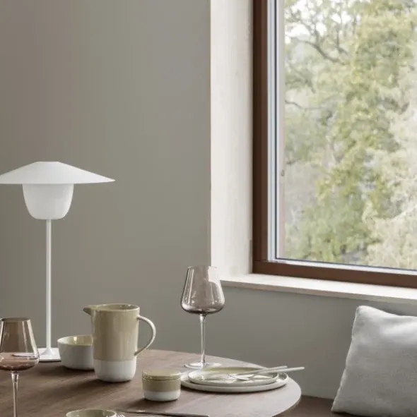 Akku LED-Tischleuchte -ANI LAMP LARGE- Farbe White