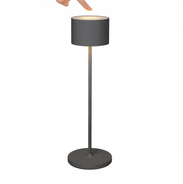 Akku LED-Tischleuchte -FAROL- Farbe Warm Gray