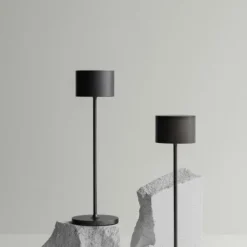 Akku LED-Tischleuchte -FAROL- Farbe Burned Metal