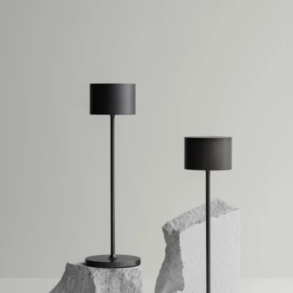 Akku LED-Tischleuchte -FAROL- Farbe Burned Metal