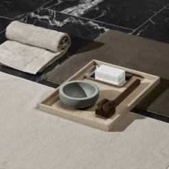Badematte -PIANA- Farbe Satellite - Größe 55 x 55 cm