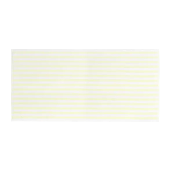 Badetuch -ARTO- Farbe White/Transparent Yellow - Größe 70 x 140 cm, breite Streifen