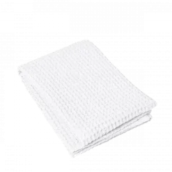 Badetuch -CARO- White 70 x 140 cm