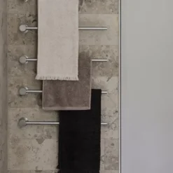Badetuch -FRINO- Farbe Black - Größe 70 x 140 cm