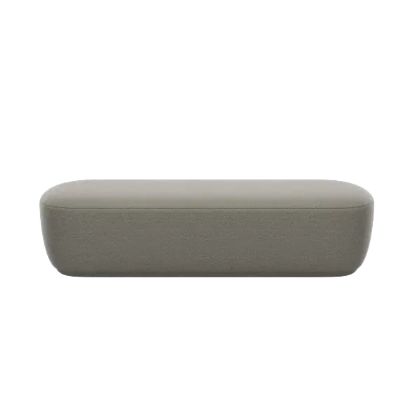 Bank -KUON- Stoff Socia Farbe Taupe - Größe L