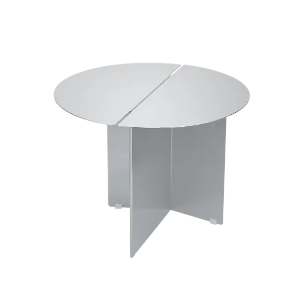 Beistelltisch -ORU- Farbe Edelstahl Matt - Größe M, Ø 50cm