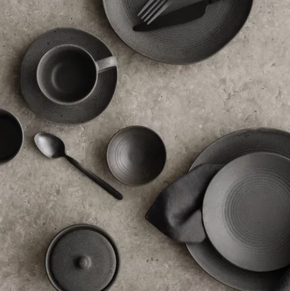 Besteck-Set -STELLA- Farbe Black 16-tlg.