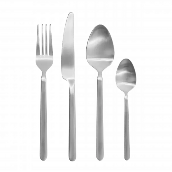 Besteck-Set -STELLA- Farbe Silber 16-tlg.