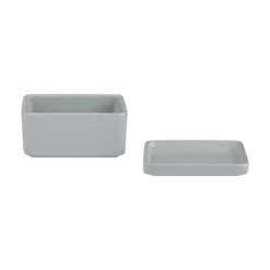 Butterdose -PILAR- Farbe Mirage Grey