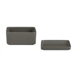 Butterdose -PILAR- Farbe Pewter