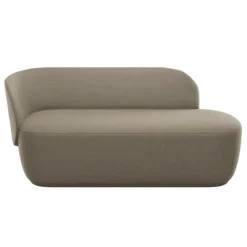Chaiselongue, links -KUON- Boucla Shitake