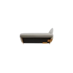 Chaiselongue, links -MOCO- Farbe Cloud - Stoff: kvadrat Moss