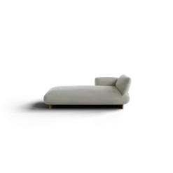 Chaiselongue, links -MOCO- Farbe Cloud - Stoff: kvadrat Moss