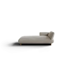 Chaiselongue, links -MOCO- Farbe Desert - Stoff: Pina