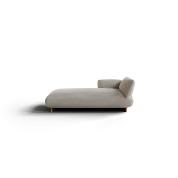 Chaiselongue, links -MOCO- Farbe Desert - Stoff: Pina