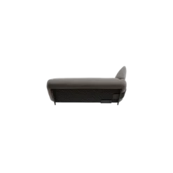 Chaiselongue, links -MOCO- Farbe Zinc - Stoff: Pina