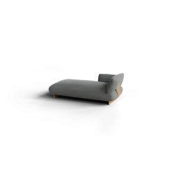 Chaiselongue, links -MOCO- Farbe Desert - Stoff: kvadrat Melange Nap