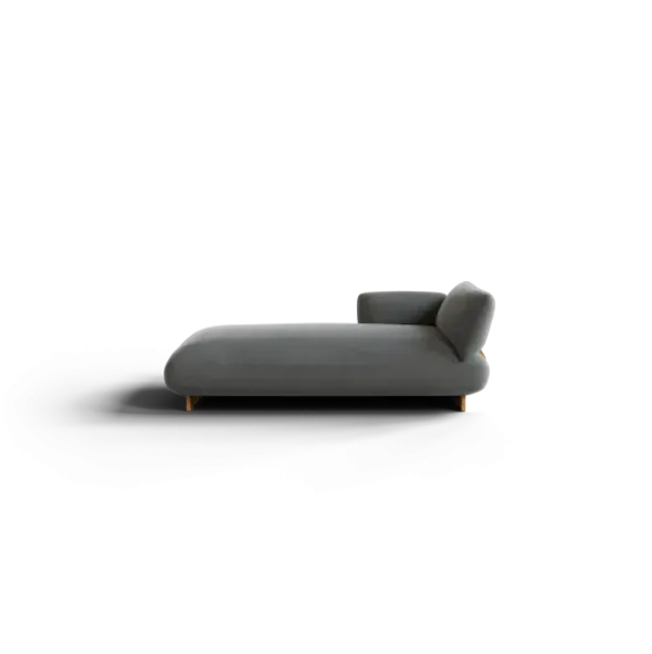 Chaiselongue, links -MOCO- Farbe Desert - Stoff: kvadrat Melange Nap