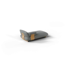 Chaiselongue, links -MOCO- Farbe Desert - Stoff: kvadrat Melange Nap