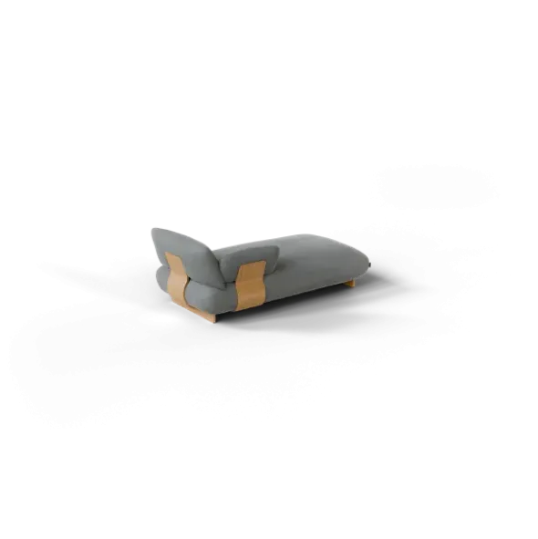 Chaiselongue, links -MOCO- Farbe Desert - Stoff: kvadrat Melange Nap