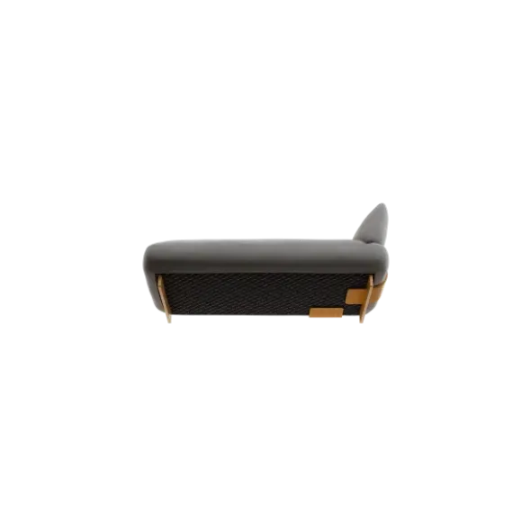 Chaiselongue, links -MOCO- Farbe Desert - Stoff: kvadrat Melange Nap