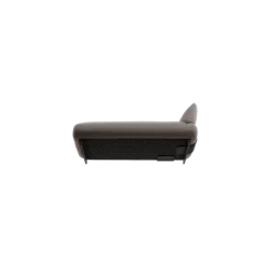 Chaiselongue, links -MOCO- Farbe Shitake - Stoff: kvadrat Melange Nap