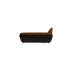 Chaiselongue, links -MOCO- Farbe Agave Green - Stoff: kvadrat Moss