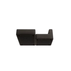 Chaiselongue, links -TASI- Farbe Taupe - Stoff: Boucla