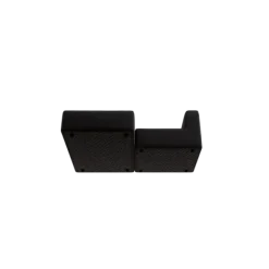 Chaiselongue, links -TASI- Farbe Coal - Stoff: Boucla