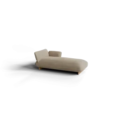 Chaiselongue, rechts -MOCO- Farbe Beige - Stoff: kvadrat Melange Nap