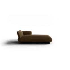 Chaiselongue, rechts -MOCO- Farbe Agave Green - Stoff: kvadrat Moss