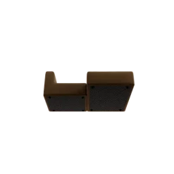 Chaiselongue, rechts -TASI- Farbe Agave Green - Stoff: kvadrat Moss